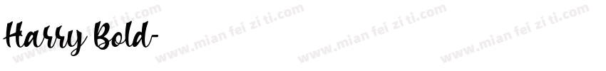 Harry Bold字体转换